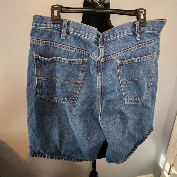 Faded Glory Relaxed Mens Size 40 Shorts Dark Wash Vintage - Picture 2 of 5